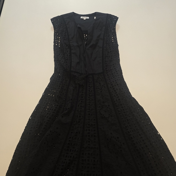 Veronica Beard Alina Dress V-Neck Sleeveless Pull on Size 10 - Picture 2 of 13